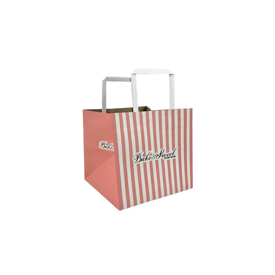 ถุงใส่กล่องเค้ก SCP PACKING 1 ปอนด์ ขนาด 8.5 X 10.5 X 8.5 นิ้ว สีชมพู (1 แพ็ค 50 ใบ)